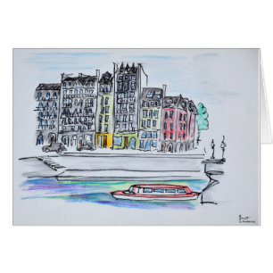 Seine Ile Saint-Louis, Paris