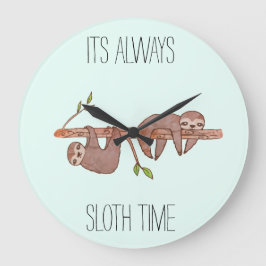 Seine immer lockere Zeitlupe Große Wanduhr