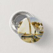 Seine in Argenteuil Auguste Renoir Button (Vorne & Hinten)