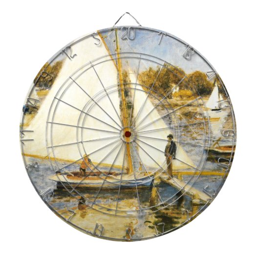 Seine in Argenteuil Auguste Renoir Dartscheibe (vorne)