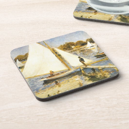 Seine in Argenteuil Auguste Renoir Getränkeuntersetzer (Linke Seite)