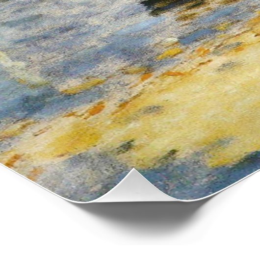 Seine in Argenteuil Auguste Renoir Poster (Ecke)