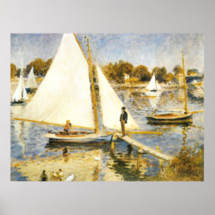 Seine in Argenteuil Auguste Renoir Poster