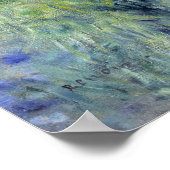 Seine in Asnieres (Skiff) Renoir Poster (Ecke)