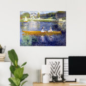 Seine in Asnieres (Skiff) Renoir Poster (Heimbüro)