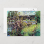 Seine in Chatou von Pierre Renoir Postkarte (Vorne/Hinten)