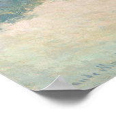 Seine in Giverny (1897) von Claude Monet Poster (Ecke)
