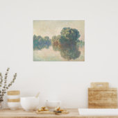 Seine in Giverny, Claude Monet Fine Art Poster (Küche)