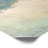 Seine in Giverny von Claude Monet Poster (Ecke)