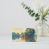 Seine in Giverny von Claude Monet Visitenkarte (Stehend Vorderseite)