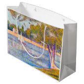 Seine in La Grande Jatte, Seurat Große Geschenktüte (Rückseite Schrägansicht)