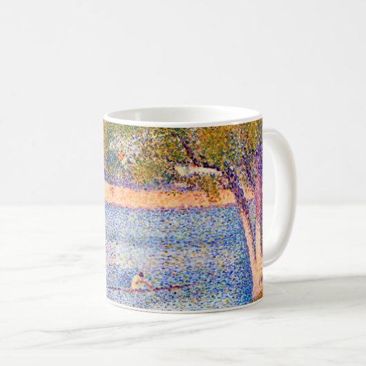 Seine in La Grande Jatte, Seurat Kaffeetasse (VorderseiteRechts)