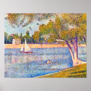 Seine in La Grande Jatte, Seurat Poster