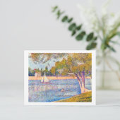 Seine in La Grande Jatte, Seurat Postkarte (Stehend Vorderseite)