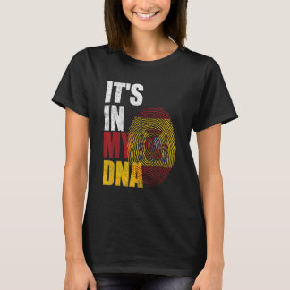 Seine in meiner DNA Vintage spanische Espana Spani T-Shirt
