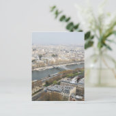 Seine in Paris, Frankreich Postkarte (Stehend Vorderseite)