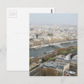 Seine in Paris, Frankreich Postkarte (Vorne/Hinten)