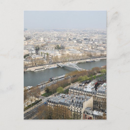 Seine in Paris, Frankreich Postkarte (Vorderseite)