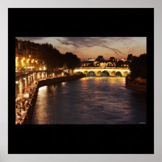 Seine in Paris Poster