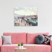 Seine in Rouen Leinwanddruck (Insitu (Wohnzimmer))