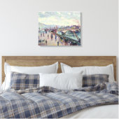 Seine in Rouen Leinwanddruck (Insitu (Schlafzimmer))