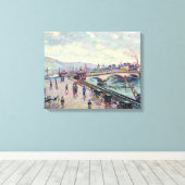 Seine in Rouen Leinwanddruck (Insitu (Holzboden))