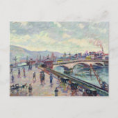 Seine in Rouen Postkarte (Vorderseite)