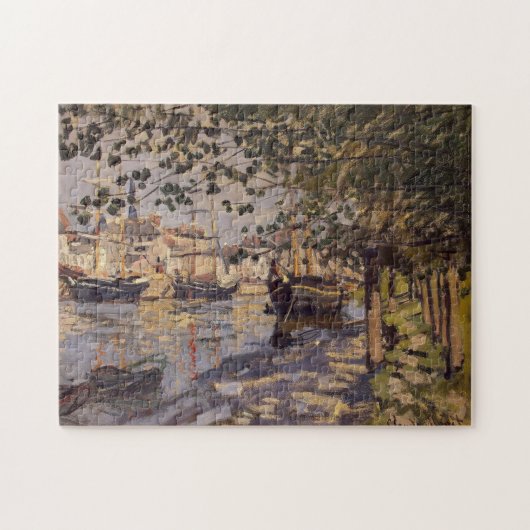 Seine in Rouen von Claude Monet Puzzle (Horizontal)