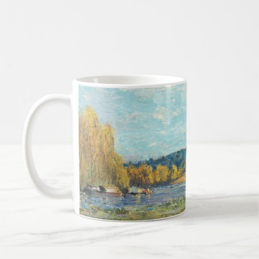Seine in Saint-Cloud Alfred Sisley Kaffeetasse (Links)