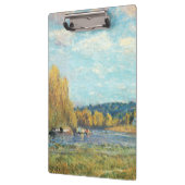 Seine in Saint-Cloud Alfred Sisley Klemmbrett (Links)