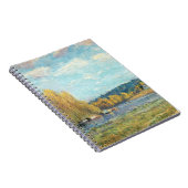 Seine in Saint-Cloud Alfred Sisley Notizblock (Rechte Seite)