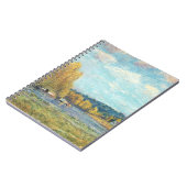 Seine in Saint-Cloud Alfred Sisley Notizblock (Linke Seite)