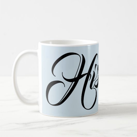 Seine Kaffeetasse (Links)