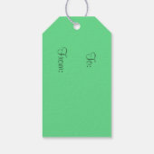 SEINE KATZE, RAT, GRÜNE BIER ST. PATRICK'S DAY GESCHENKANHÄNGER (Rückseite)