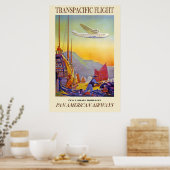 Seine kleine Welt mit amerikanischen Airways Poster (Küche)
