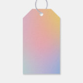 Seine knappe Zeit danke Geschenkanhänger (Rückseite)