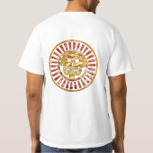 SEINE KOMMENDE Aztec-Indianerapparel T-Shirt (Rückseite)