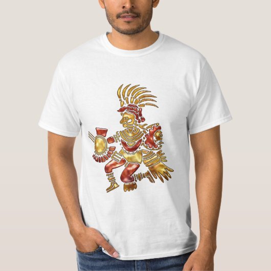 SEINE KOMMENDE Aztec-Indianerapparel T-Shirt (Vorderseite)
