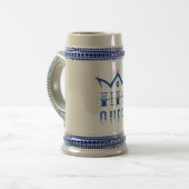 Seine Königin Bierglas (Vorderseite Links)