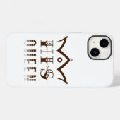 Seine Königin Case-Mate iPhone Hülle (Rückseite (Horizontal))