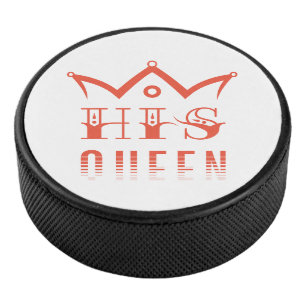 Seine Königin Eishockey Puck