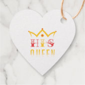 Seine Königin Geschenkanhänger (Rückseite)