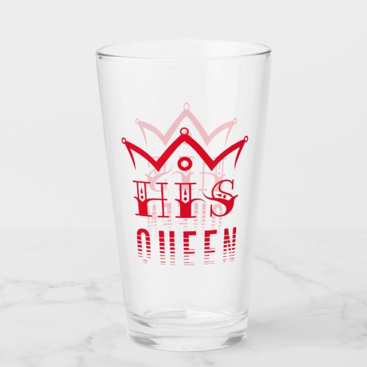 Seine Königin Glas (Vorderseite)