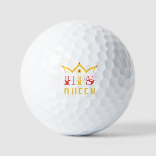 Seine Königin Golfball (Vorderseite)