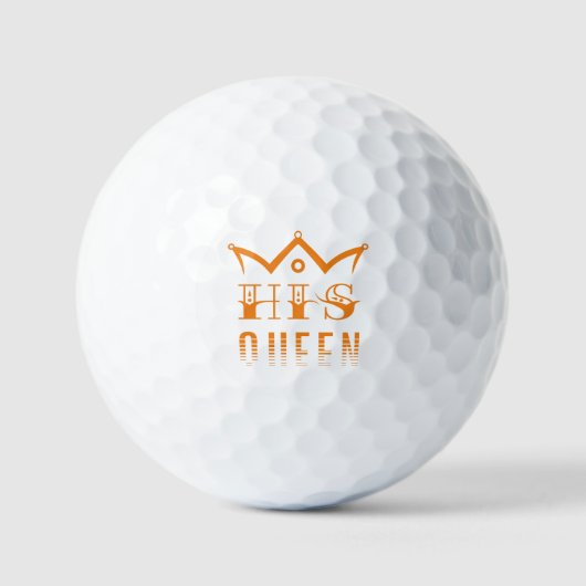 Seine Königin Golfball (Vorderseite)