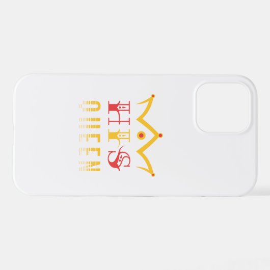 Seine Königin iPhone Hülle (Rückseite (Horizontal))