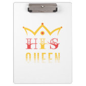 Seine Königin Klemmbrett (Vorderseite)