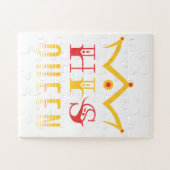 Seine Königin Puzzle (Horizontal)