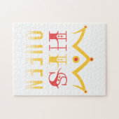 Seine Königin Puzzle (Horizontal)