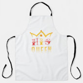 Seine Königin Schürze (Vorderseite)